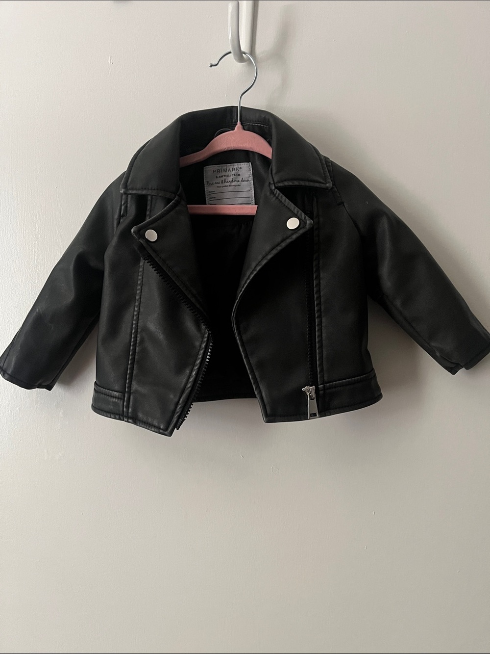 Primark Black Faux Leather Jacket